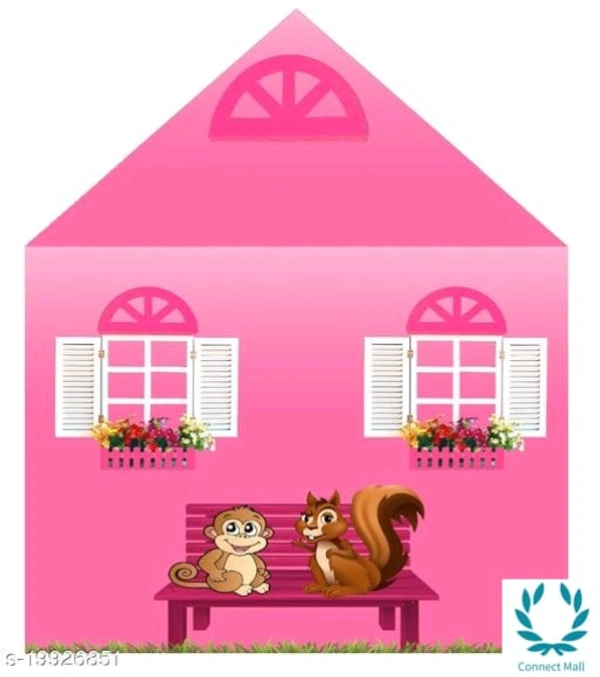  Studio Circus House Kids Tent - Free Size, Pink, Poly Cotton, Tent, MultiPack :1